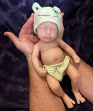 12 In Reborn Baby GIRL Doll Silicone Full Body Waterproof Realistic Newborn Baby
