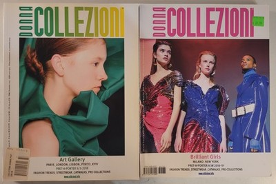 2 x DONNA COLLEZIONI Art + Girls Paris-London Pret-A-Porter Magazines S/S 2018