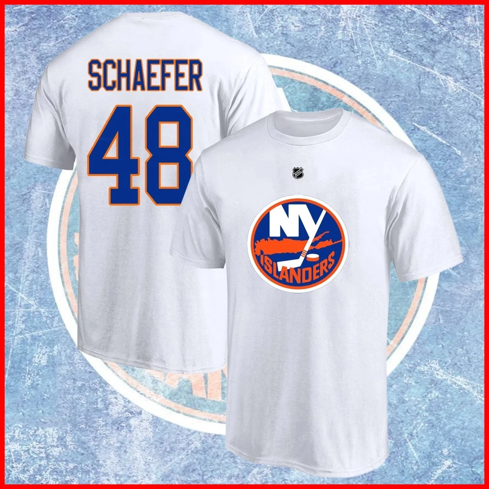 Matthew Schaefer #48 New York Islanders 2025 Player Name & Number