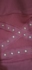 Athleta HaloTek Air High Rise Ankle Leggings Burgundy Studded Mesh 6  Halara. — photo 7