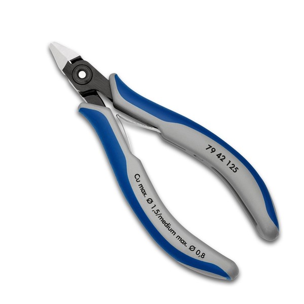 Knipex PräZisions-Elektronik-Seitenschneider 125Mm Ohne Facette, Spitzer Kopf Nr-image
