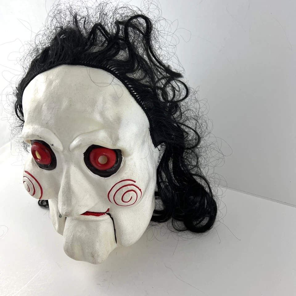 Saw Mask Billy Puppet Jigsaw Lions Gate Halloween Costume Prop Horror Movie - Image 4 of 4