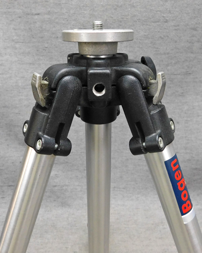 Treppiede Bogen Manfrotto 3001 190/GC04 NO testa .375 vite pulita funziona benissimo usato - Foto 11 di 13