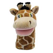 Aurora Hand Puppet Jolie Giraffe Plush Pretend Play Zoo Wild Animal Theatre
