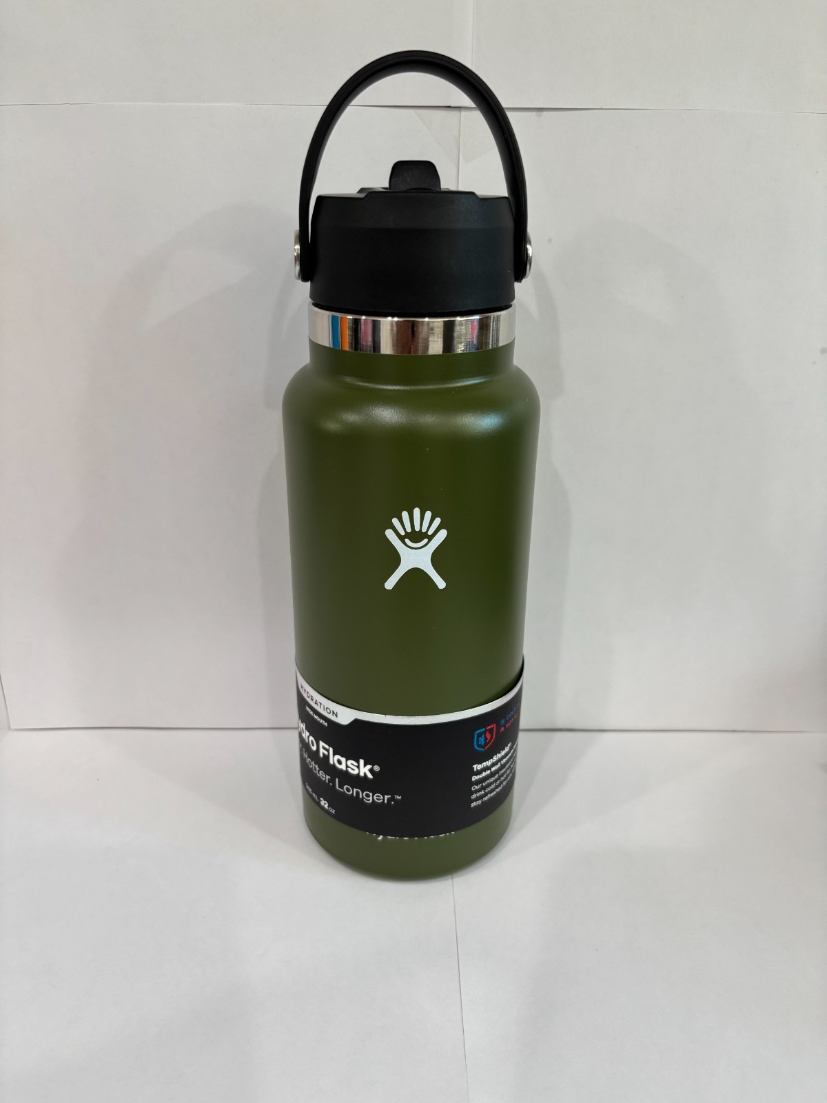 32oz Stainless Steel Wide Mouth Lid With Straw Lid