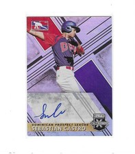 Sebastian Castro - 2019 Panini Elite Dominican Prospect - Auto RC - Mets