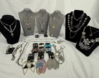 Huge Jewelry Lot Vintage to Now Rhinestone Costume Craft Wearable Modern Lbs
