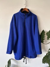 Vintage Sport Venizia Polar Fleece Jackets Half Zip Lightweight Jacket 60C 31L