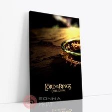 Lord Of The Rings Collection The One Ring Gollum Movie Wall Art Canvas Print