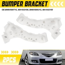 Leftright Side Side Bumper Bracket Retainer Support For 04-2008 Mazda 3 Sedan A