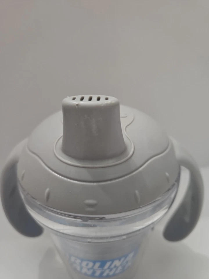 My First Tervis Carolina Panthers Sippy Cup Tumbler 6oz Clear  Made In USA - Image 2 of 4