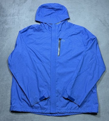 Paradox XDRY Waterproof Hooded Rain Jacket Mens XXL Blue Lightweight Shell
