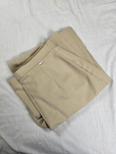 Vintage Levi Strauss Pants Womens 10 Khaki High Rise Wide Leg Dress Slacks 90s