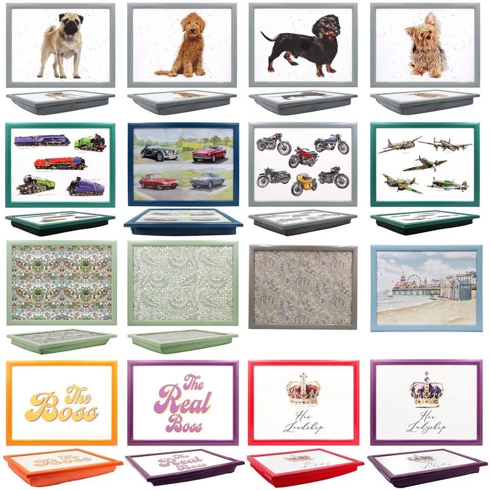 Schoß Tablett mit Sitzsack Kissen Frühstück TV Laptop Schreiben