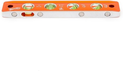Swanson TL043M 9-Inch Savage Magnetic Torpedo Level, 9" (inches), Orange - Picture 2 of 6