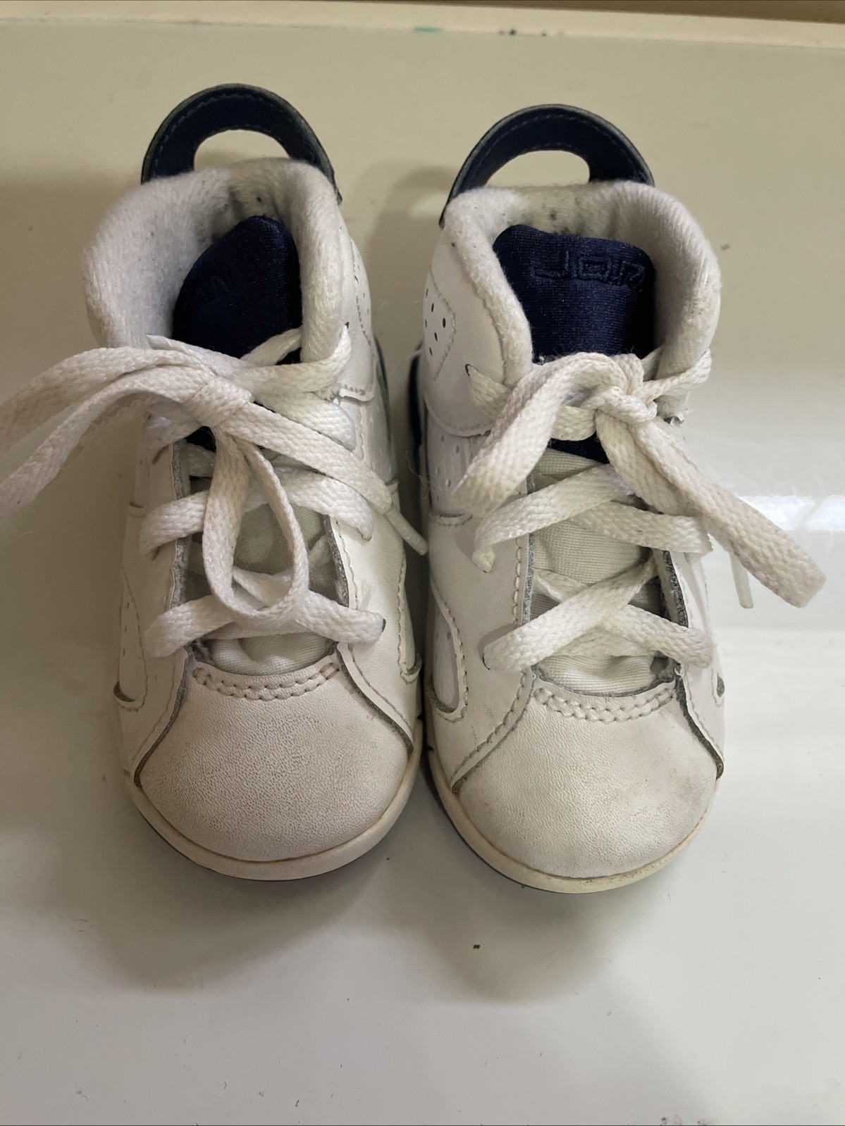 Nike Air Jordan 6 Retro TD Toddler Shoes Midnight Navy Size 5c 384667-141-image