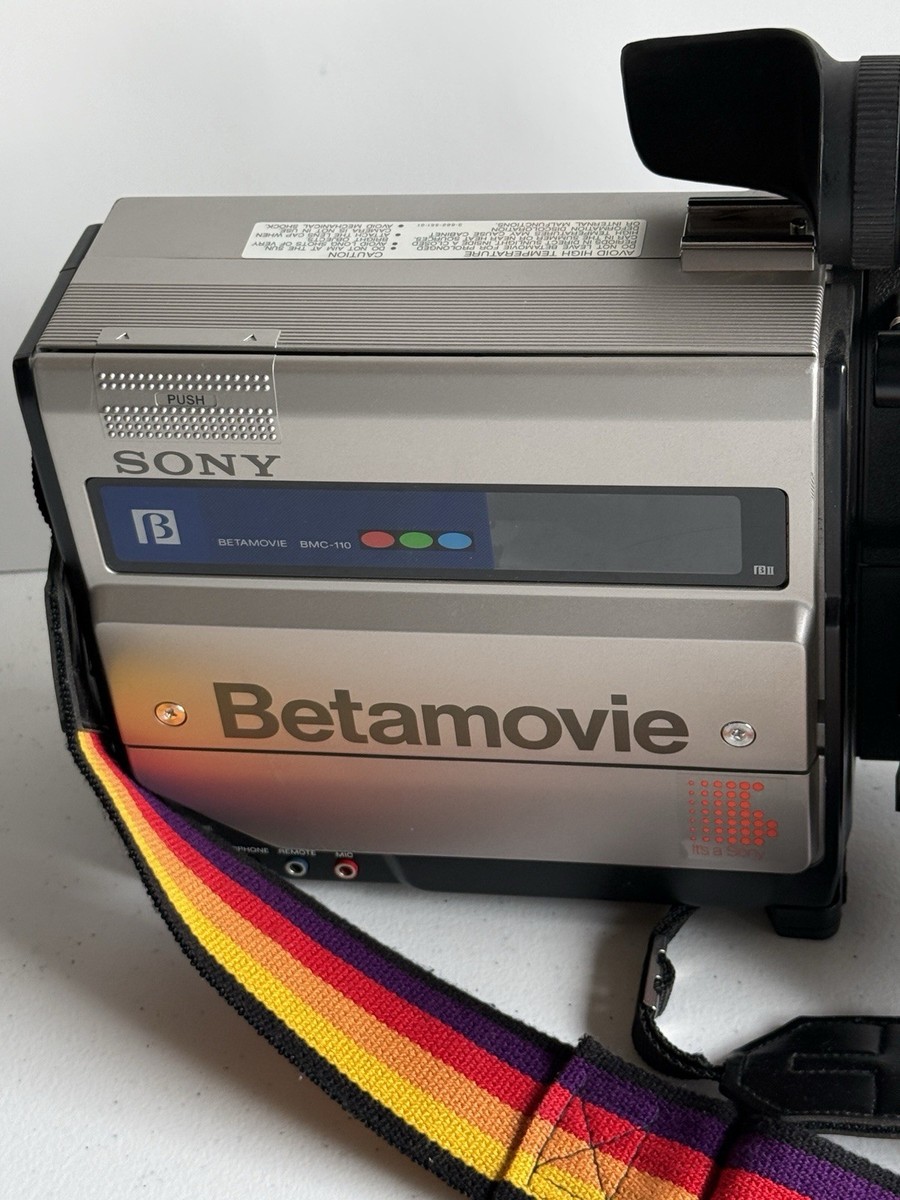 Sony BetaMovie Beta Max BMC-110 Camcorder Untested For Parts Or