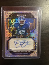 2023 Panini Prizm Draft Picks #RA-DDJ Derrick Deese Jr. Autographs Mojo #/25