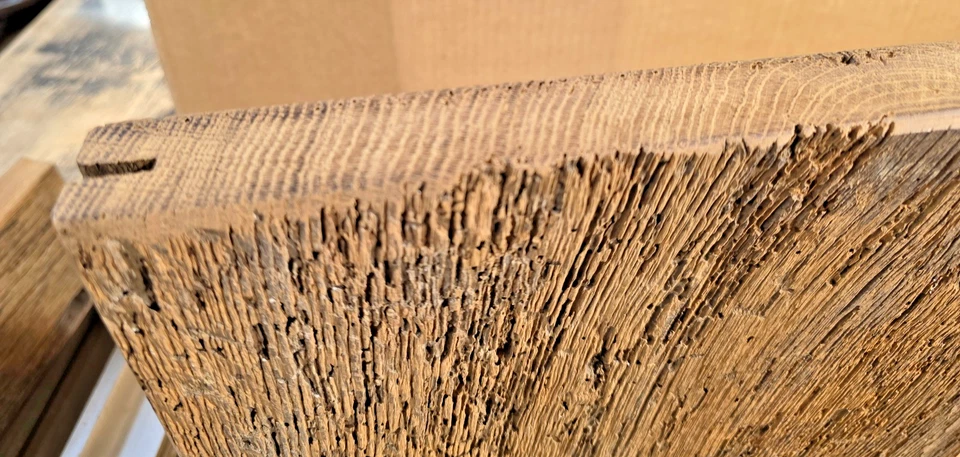 großes Reststück aus uralten Fußbodenbrett  für Kunstwerke ! fertig bearbeitet ! - Bild 4 von 4