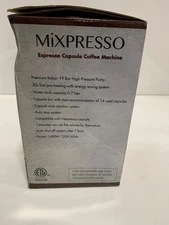 Mixpresso Espresso Machine for Nespresso Compatible Capsule, Single Serve Coffee