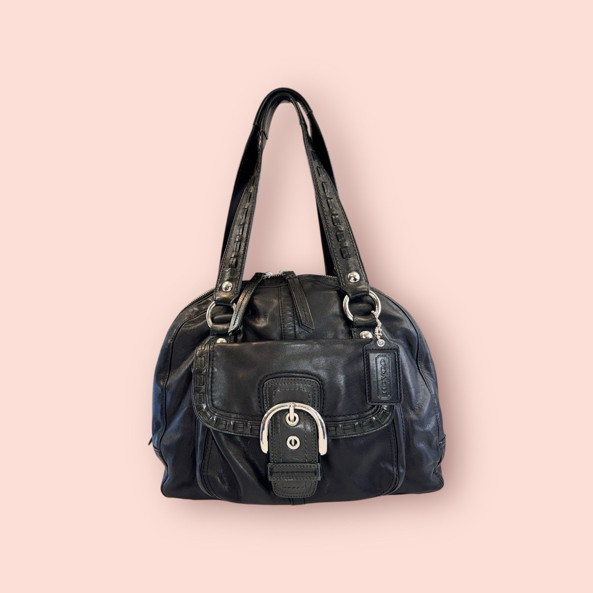 COACH Y2K Vintage Soho Courtney Large Leather Tote Dome Satchel