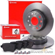 BREMBO COATED BREMSSCHEIBEN Ø272 VOLL+BELÄGE HINTEN FÜR SKODA OCTAVIA 3 5E AB 12