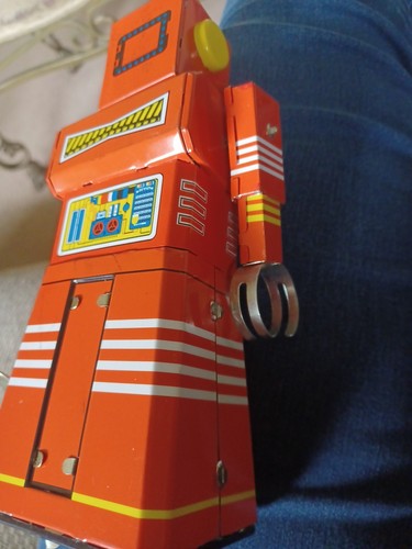 Schylling CHIEF ROBOT SUPT MS 445 TIN WIND UP - Bild 3 von 6