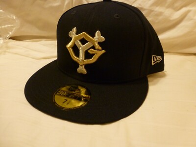 NEW Japan TOKYO YOMIURI GIANTS NEW ERA Baseball Cap Hat Black/GOLD/SILVER 7 3/8