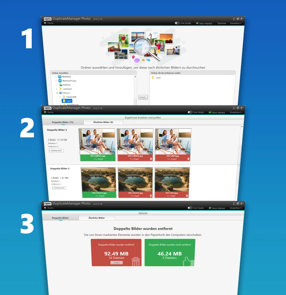 Nero DuplicateManager Photo - Duplikate finden, löschen | Bereinigt Bildarchiv - Bild 2 von 4