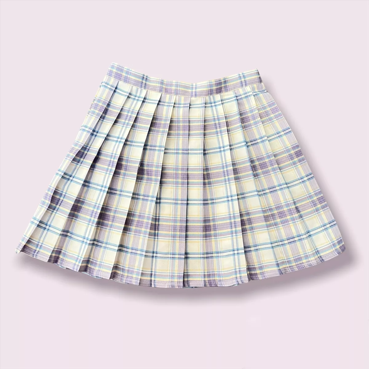 Cute Plaid mini skirt Schoolgirl Pleated Skirt eBay
