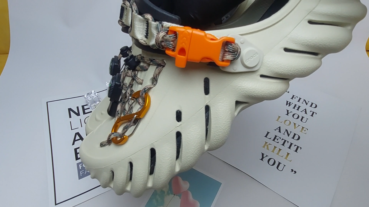 Echo clog crocs paracord outdoor custom shoes Size US 3-US 13 | eBay