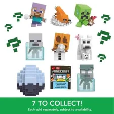 Minecraft Mini Mode Snow Spawn Egg Mini Figure (Choose Character)