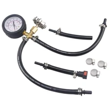 Quick Connected Fuel Injection Pump Pressure Gauge Tester with Valve 0-100PSI