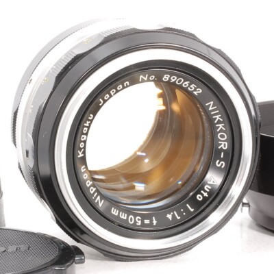 DDP US Nikon NIKKOR-S Auto 50mm f1.4 Nippon Kogaku Hood HS-1 [Exc+