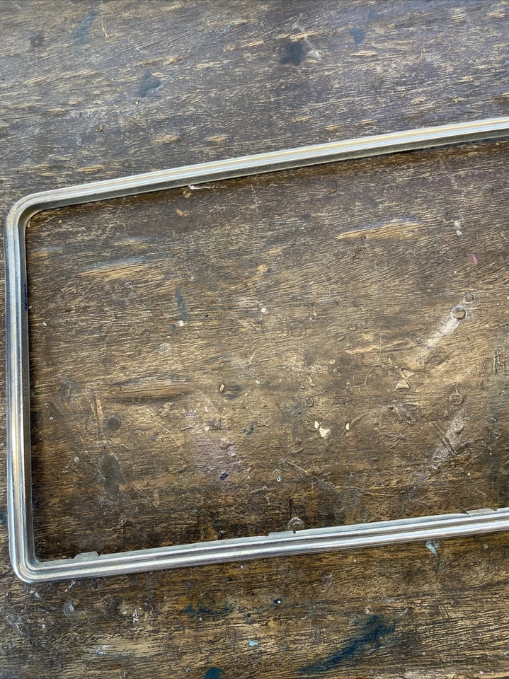 1974 Oldsmobile Omega Rear License Plate Trim ** WEAR** - Image 3 of 4