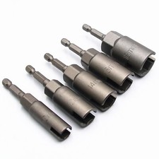 5Pcs 1/4 Inch Power Wing Nut Driver Bits, Hex Shank Nut Driver, Slot Wing Nut...
