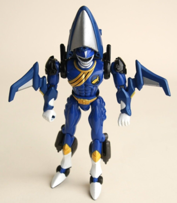 Power Rangers Wild Force Deluxe Zord Morphin Blue Shark Ranger