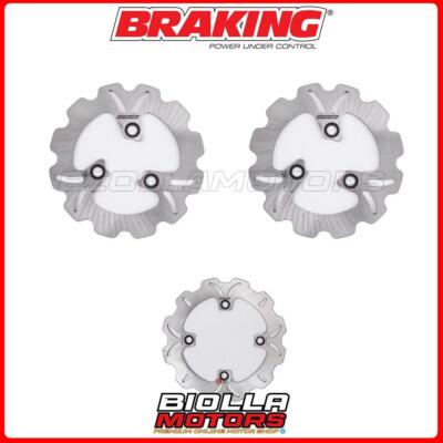 SATZ BREMSSCHEIBEN BRAKING SUZUKI LT Z QUADSPORT 400 2012 - VORNE + HINTEN