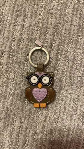 Rare adorable coach owl keyfob