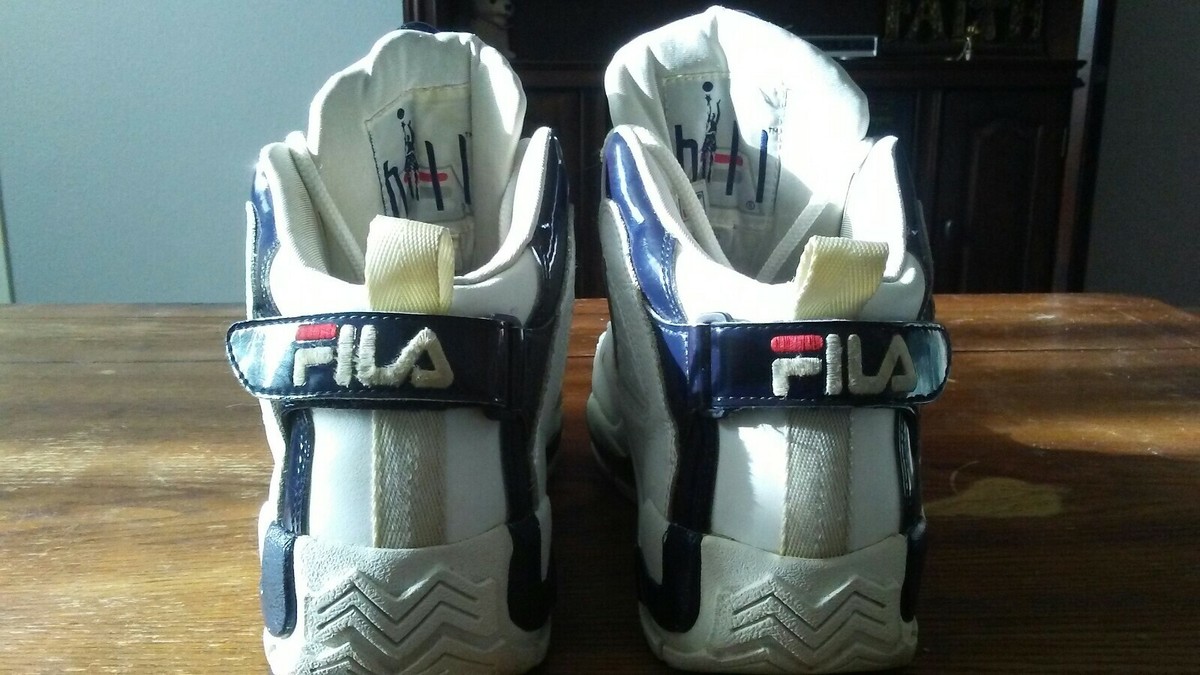 Fila Original 1996 Grant Hill White/Blue Basketball Shoes Size