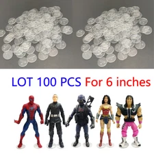 LOT 100 Display Stand BASE For 6'' Gi joe Marvel Legends MOTU DC Comics Figures