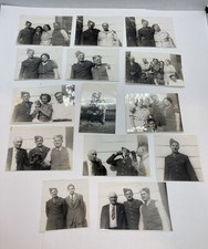 Vintage Soldier With Family Original Photos Lot Of 14 Mostly 4 x2.5
