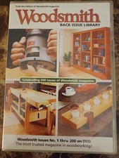 WOODSMITH BACK ISSUE LIBRARY Issues 1 thru 200 DVD. Adobe Reader is recommended.