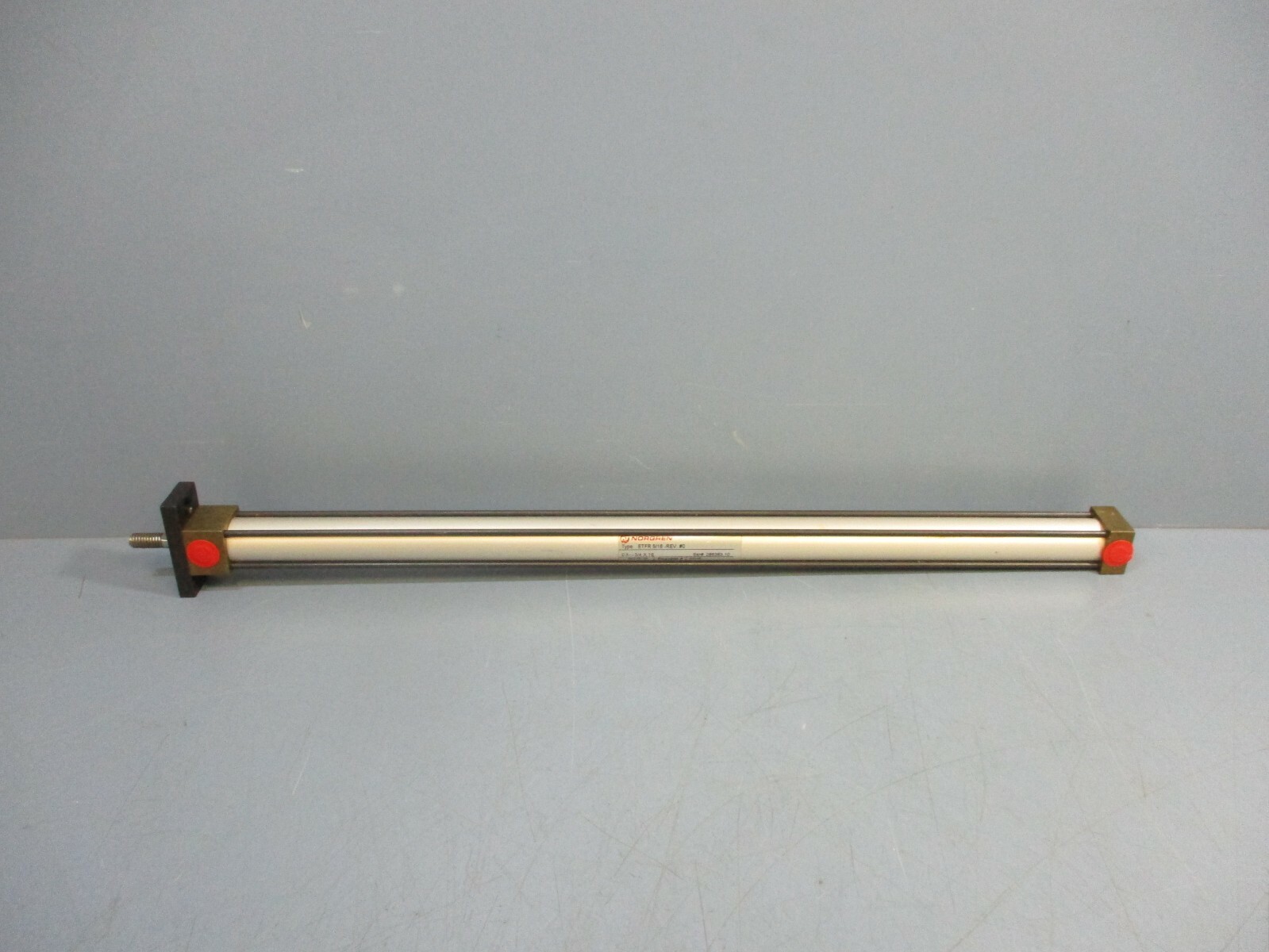 Norgren Air Cylinder ETFR 5/16-Rev. #0 15in Stroke 5/16in Rod End