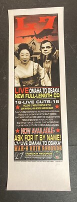 L7 frank kozik poster signed Mans Ruin | eBay