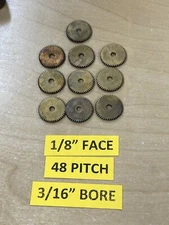 QTY 1 BOSTON GEAR BRASS G-141 SPUR GEAR 48 PITCH 44 TEETH POOR CONDITION G141