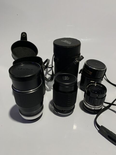 vintage lens lot. Petri Sigma Lentar