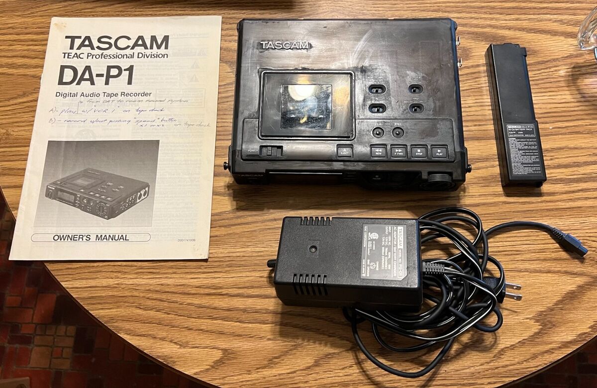 Tascam DA-P1 DAT recorder/player w/ power, manual WORKING Tascam DA-P1 DAT recorder/player w/ power, manual WORKING