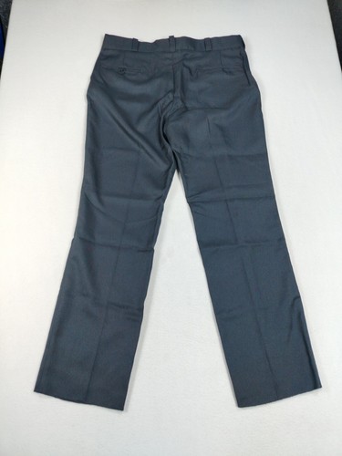 Tact Squad Trousers Men 18 Black Unhemmed Military Police Stretch Waist Security - Picture 2 of 11