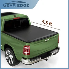 5.5 ft Truck Bed Tonneau Cover Soft 3-Fold for 04-14 Ford F150 F-150 Waterproof